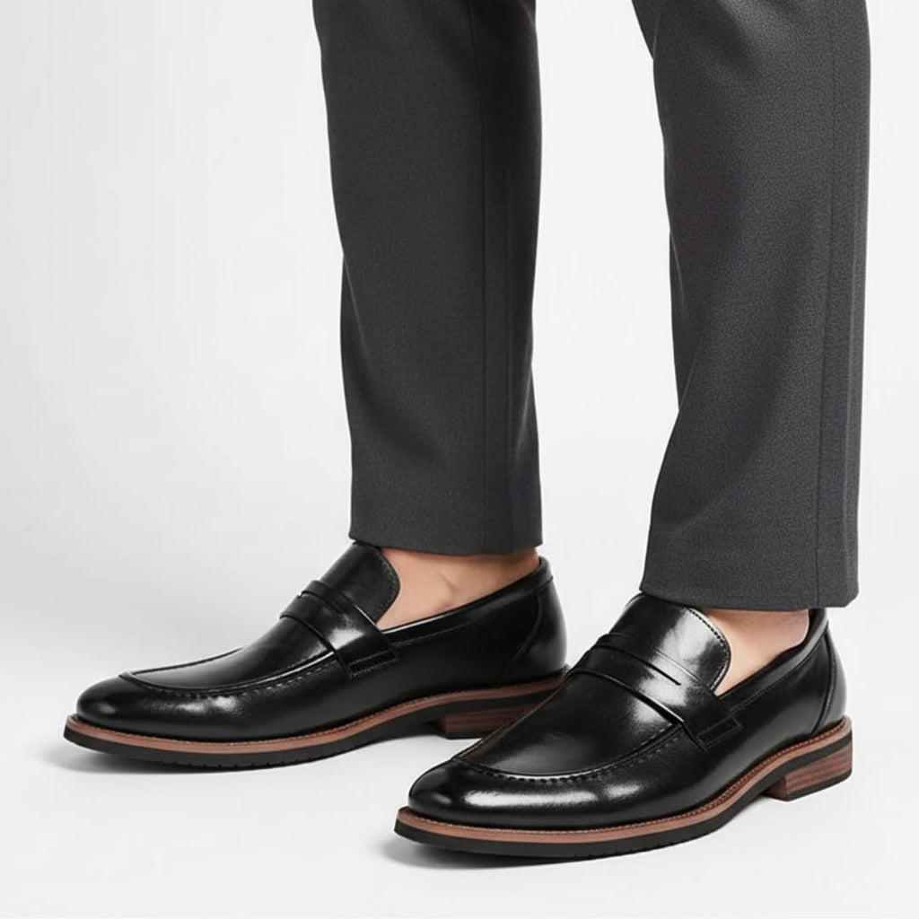 Montari Mocassins Penny en Cuir – Confort Durable Chaussures À Enfiler