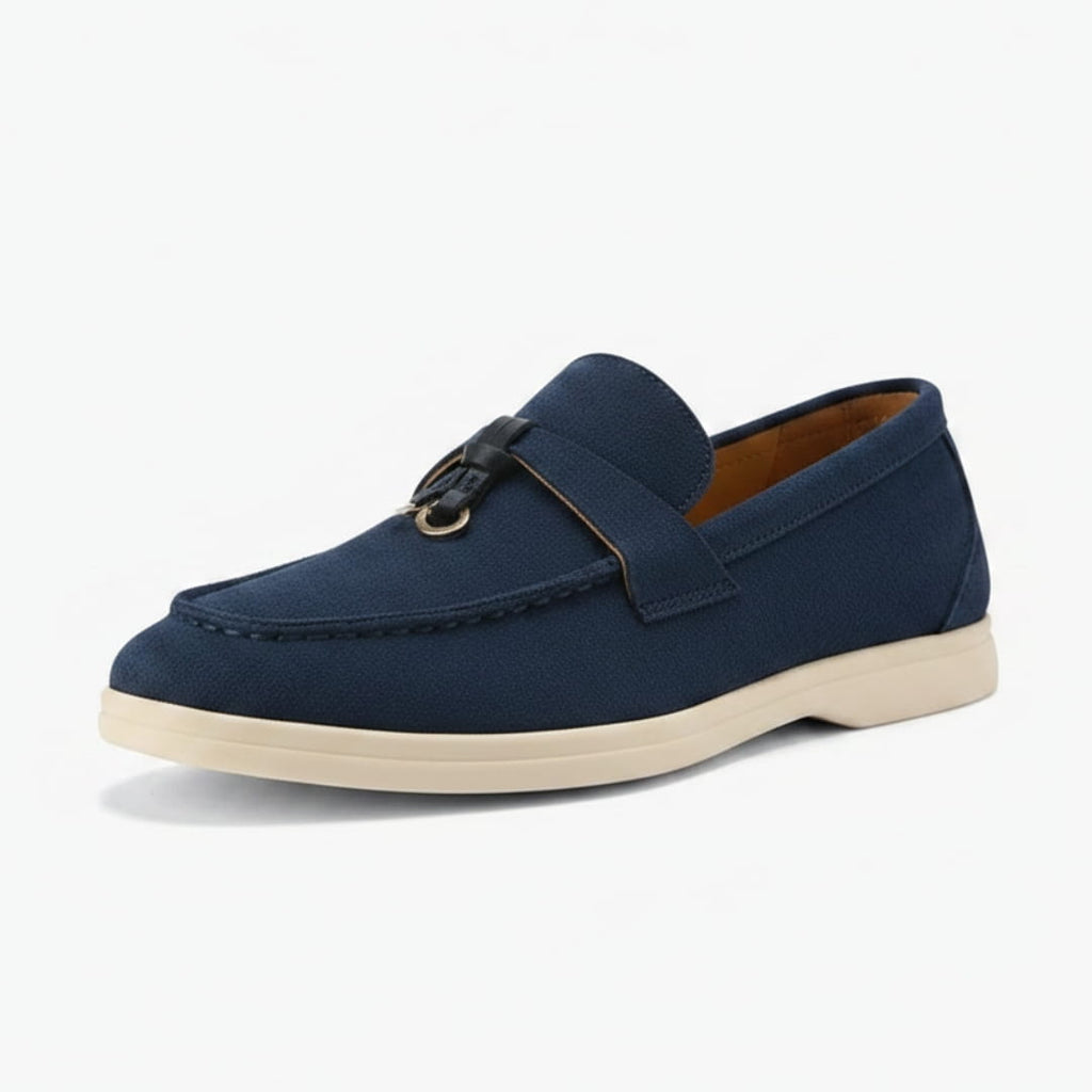 Christine Mocassins en Daim – Silhouette Élégante Chaussures À Enfiler Casual