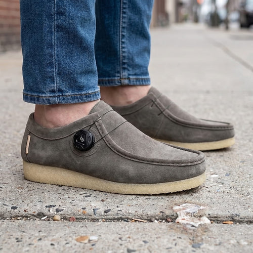 Harrington Mocassins en Daim Premium – Souliers Confort Léger à Ajustement Rapide