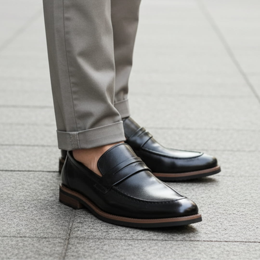 Montari Mocassins Penny en Cuir – Confort Durable Chaussures À Enfiler