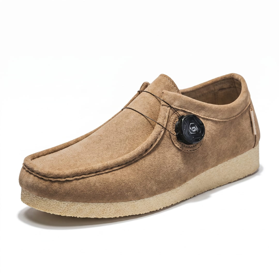 Harrington Mocassins en Daim Premium – Souliers Confort Léger à Ajustement Rapide