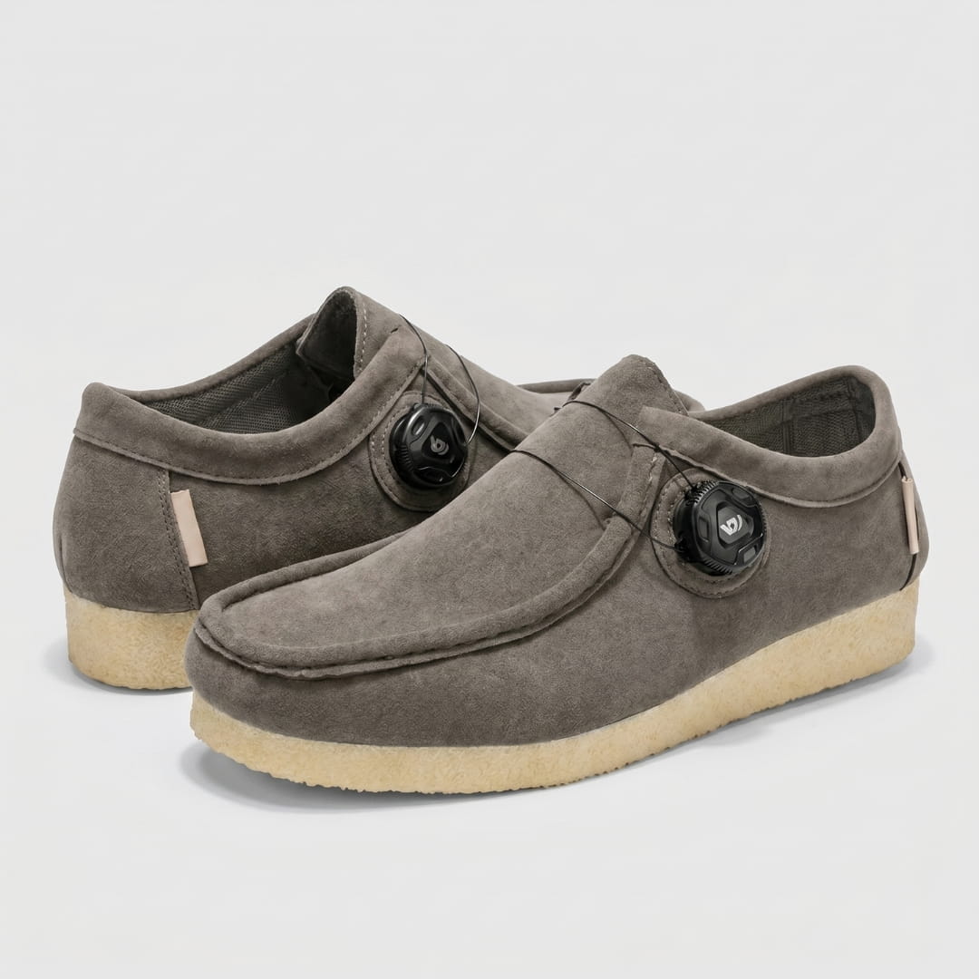 Harrington Mocassins en Daim Premium – Souliers Confort Léger à Ajustement Rapide