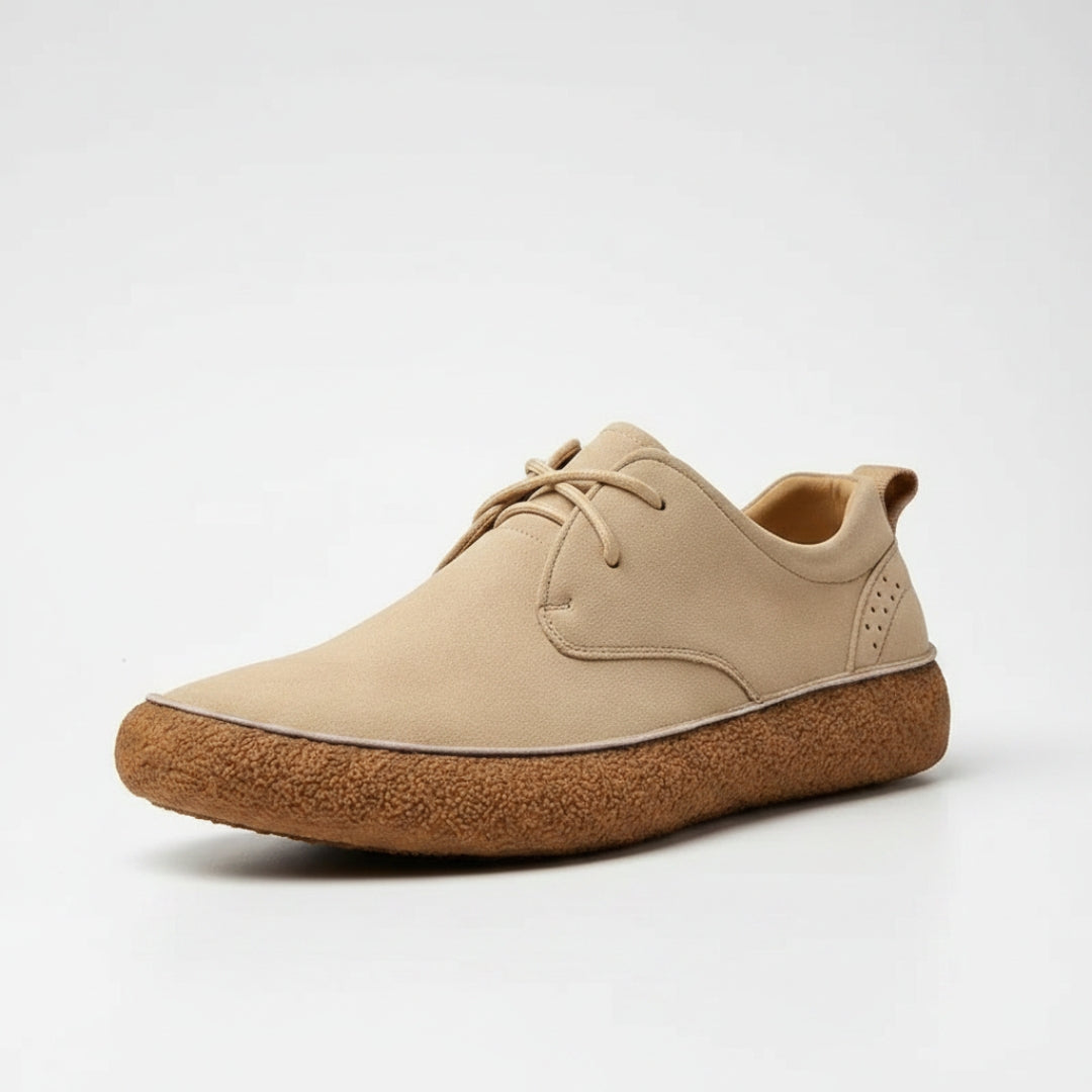 Bristol Chaussures en Daim Premium Confort Souple Semelle Caoutchouc Flexible