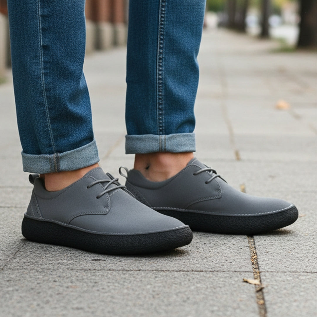 Bristol Chaussures en Daim Premium Confort Souple Semelle Caoutchouc Flexible