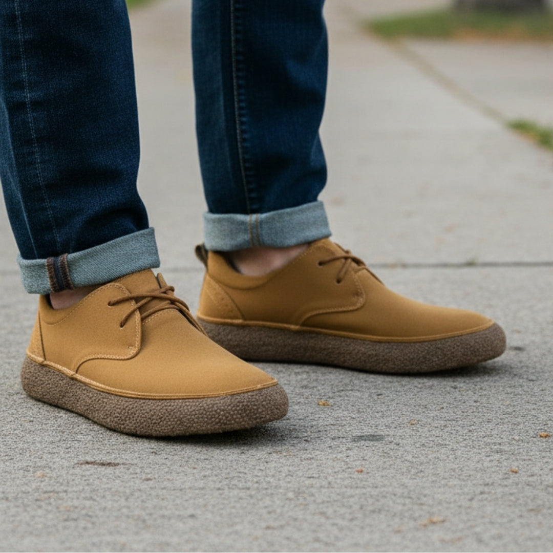 Bristol Chaussures en Daim Premium Confort Souple Semelle Caoutchouc Flexible