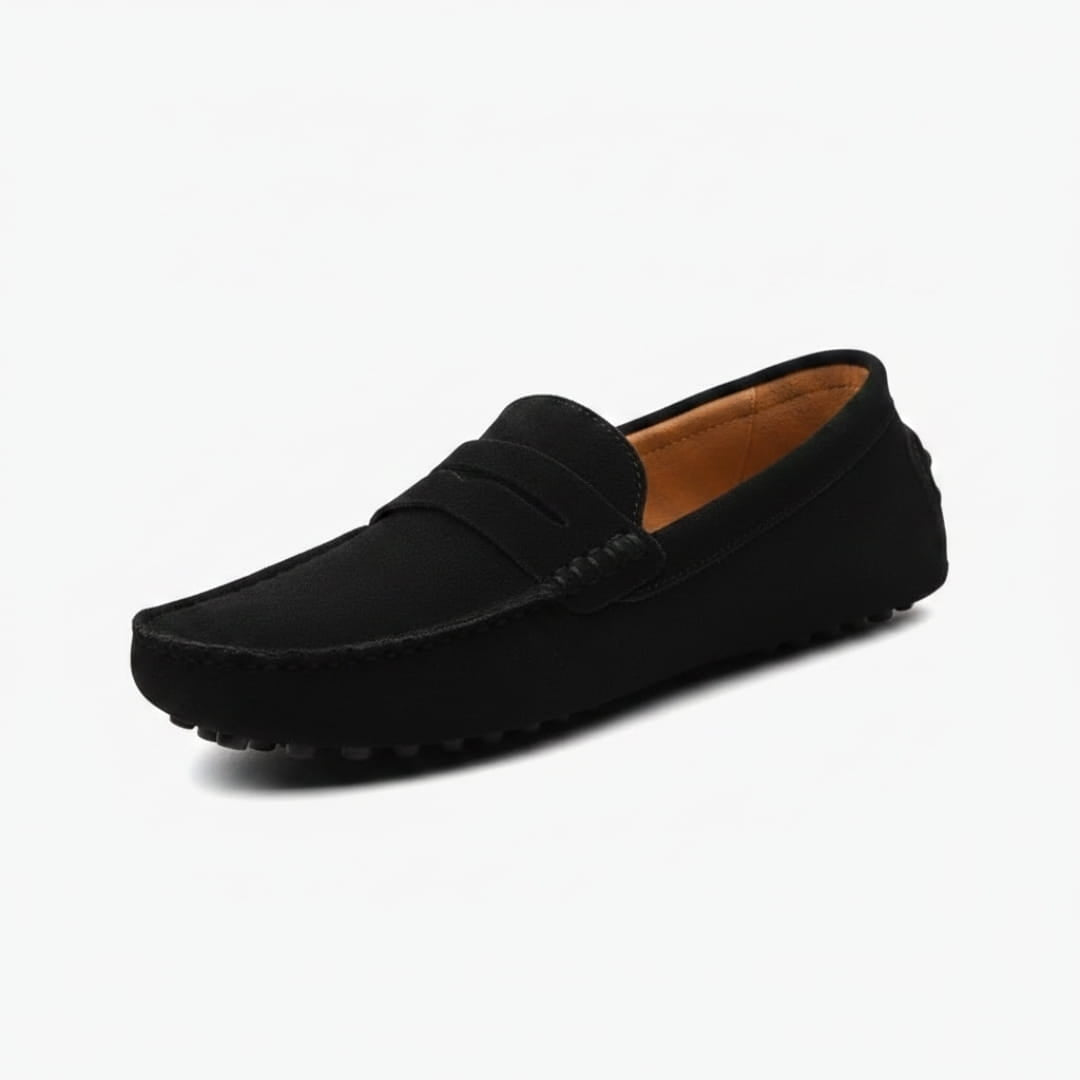 Mathieu Mocassins en Daim – Confort & Stabilité Chaussures À Enfiler Casual