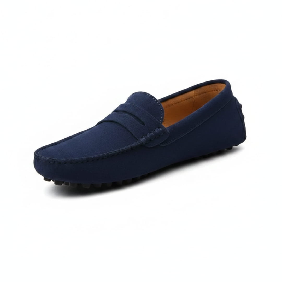 Mathieu Mocassins en Daim – Confort & Stabilité Chaussures À Enfiler Casual