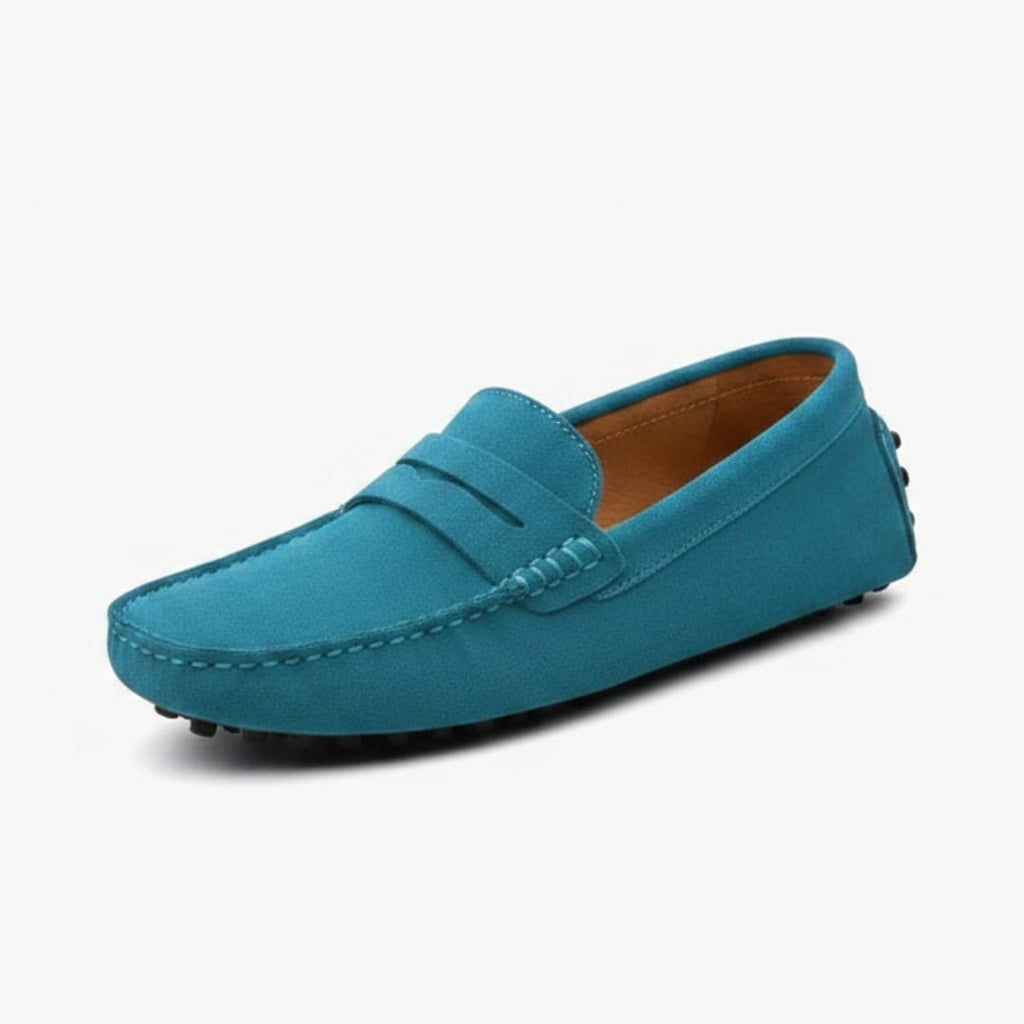 Mathieu Mocassins en Daim – Confort & Stabilité Chaussures À Enfiler Casual