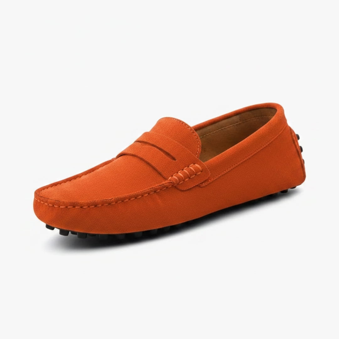 Mathieu Mocassins en Daim – Confort & Stabilité Chaussures À Enfiler Casual