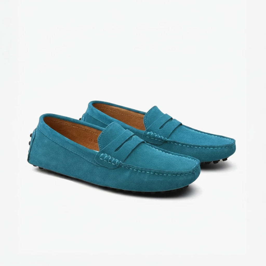 Mathieu Mocassins en Daim – Confort & Stabilité Chaussures À Enfiler Casual