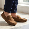 Mathieu Mocassins en Daim – Confort & Stabilité Chaussures À Enfiler Casual