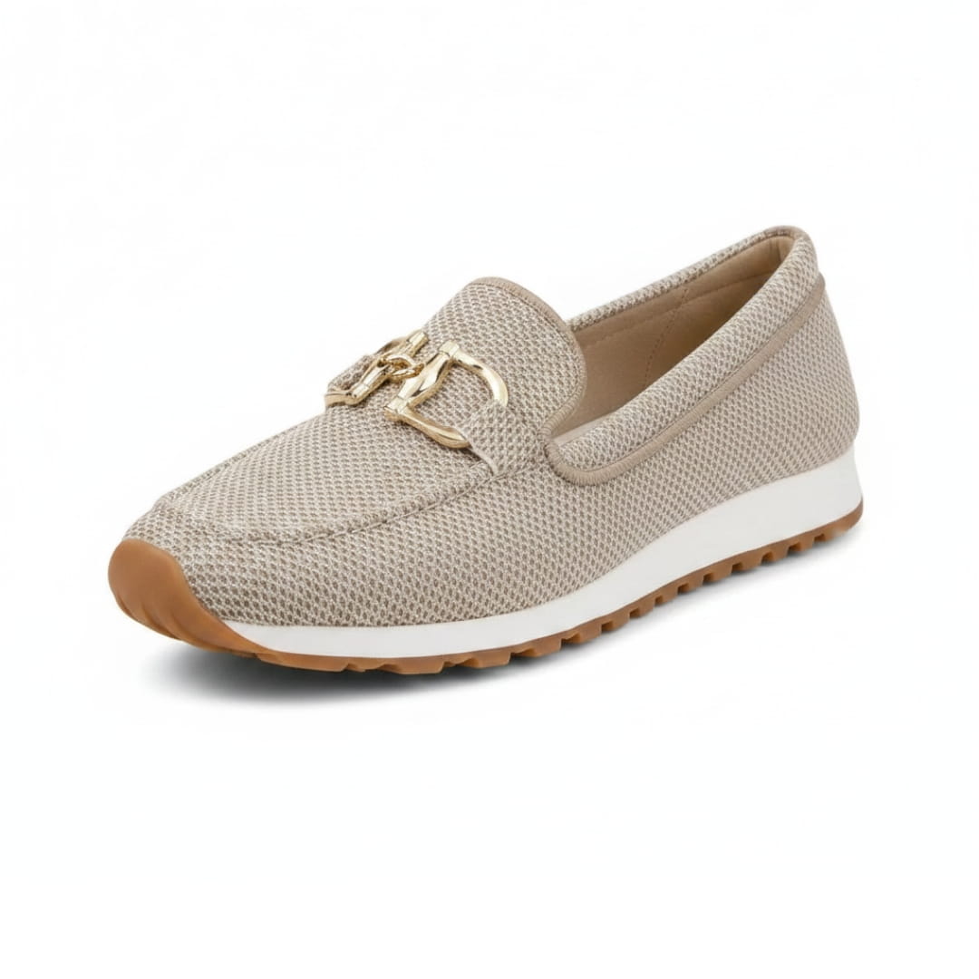 Béatrice Mocassins Souples – Confort Respirant À Boucle Métallique Casual