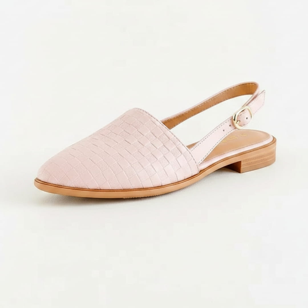 Chiara Ballerines Slingback Tressées – Semelle Confort Légère Chaussures Casual