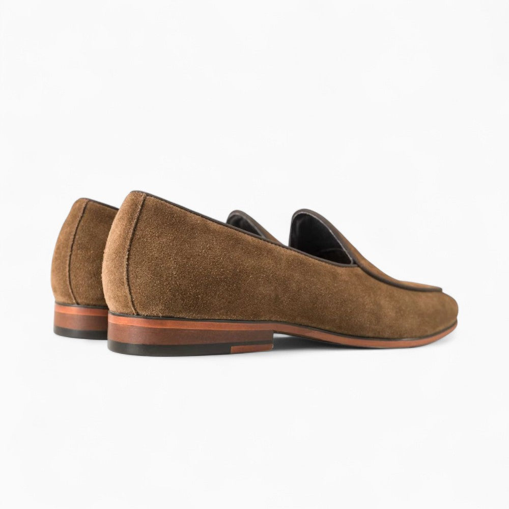 Mocassins Simples À Talons Et Semelle Épaisse