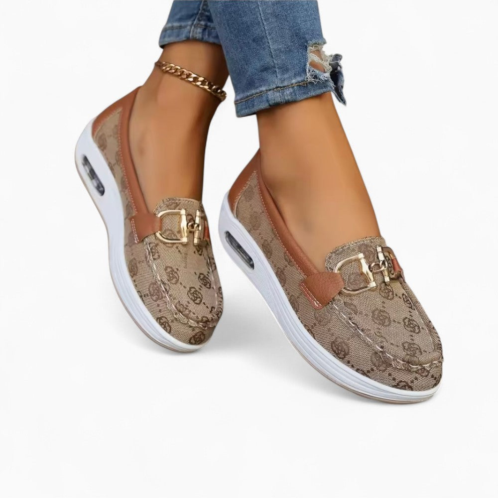 Mocassins Respirants Colorés À Plateforme Pour Femme