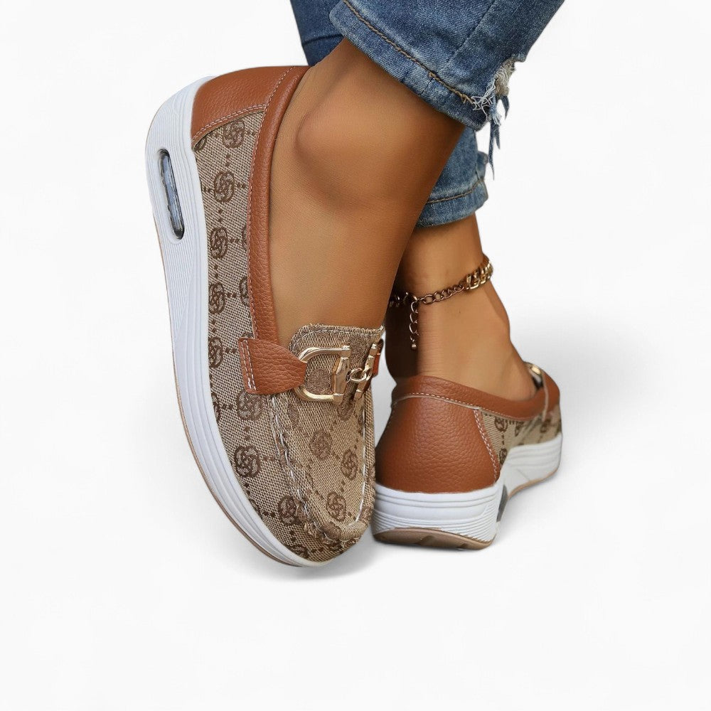 Mocassins Respirants Colorés À Plateforme Pour Femme