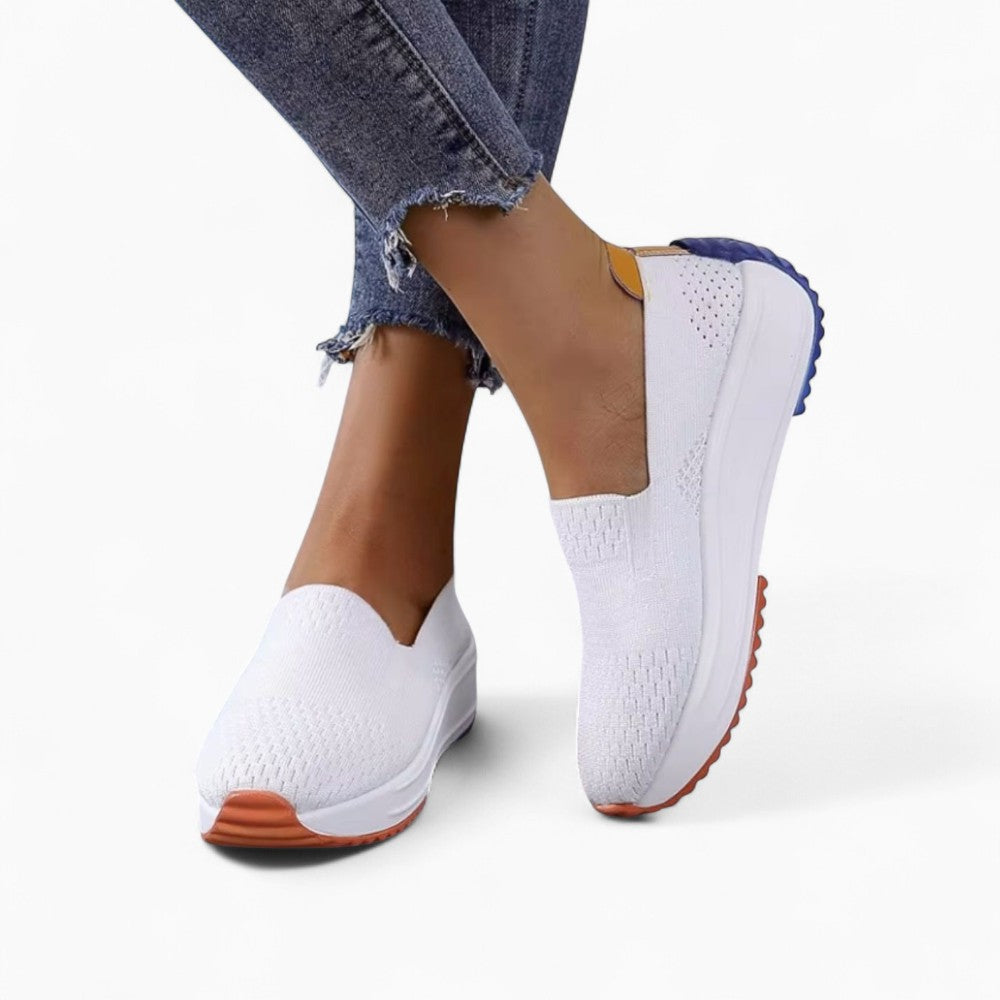 Mocassins Respirants À Semelles Compensées