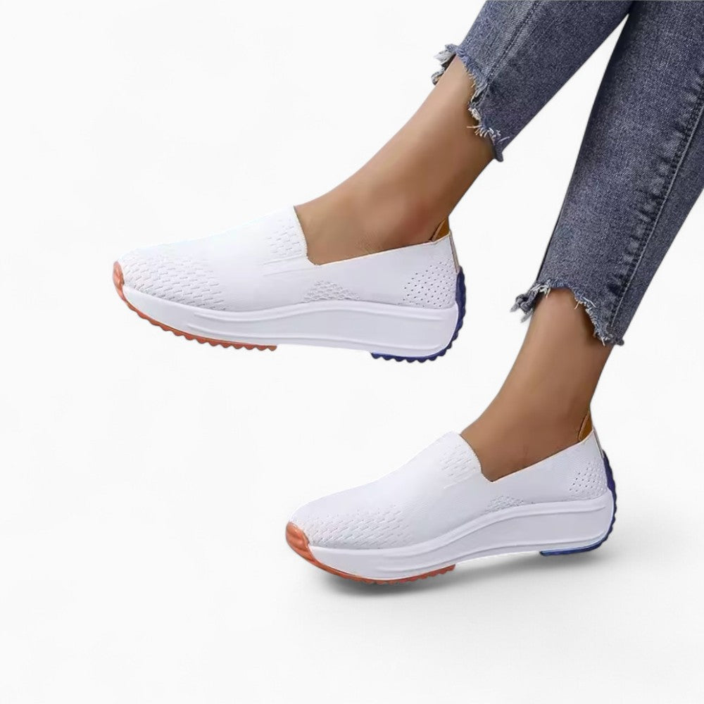 Mocassins Respirants À Semelles Compensées