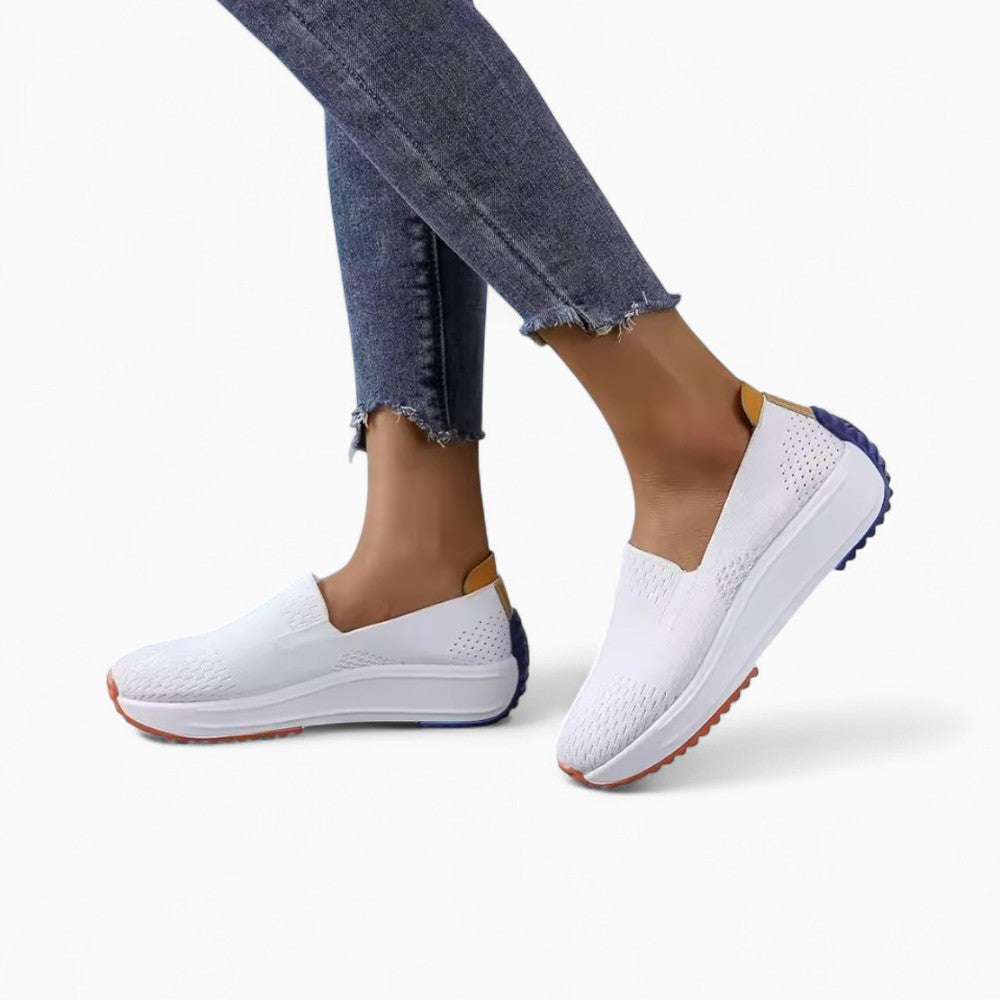 Mocassins Respirants À Semelles Compensées