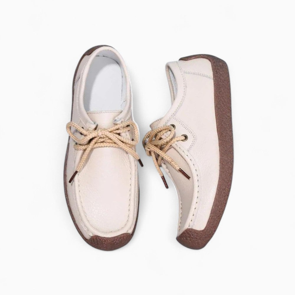 Mocassins Plats À Lacets Pour Femme