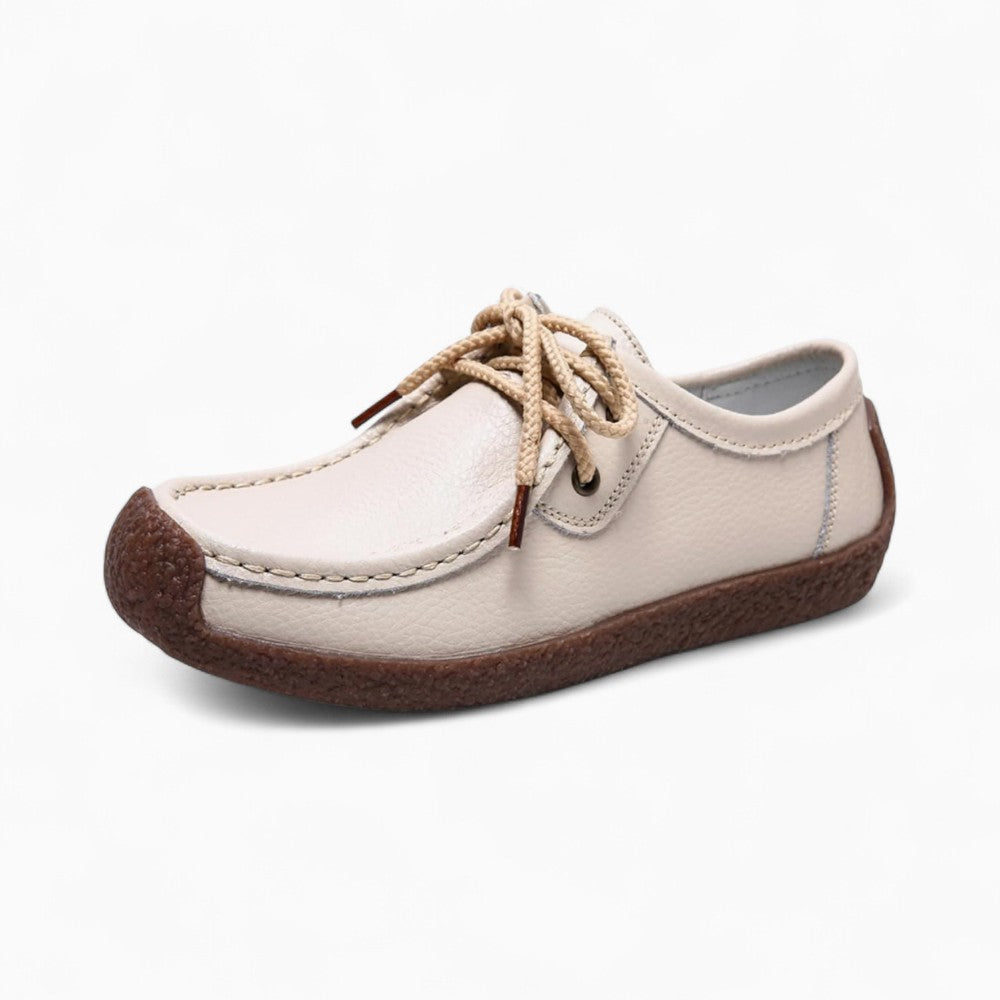 Mocassins Plats À Lacets Pour Femme