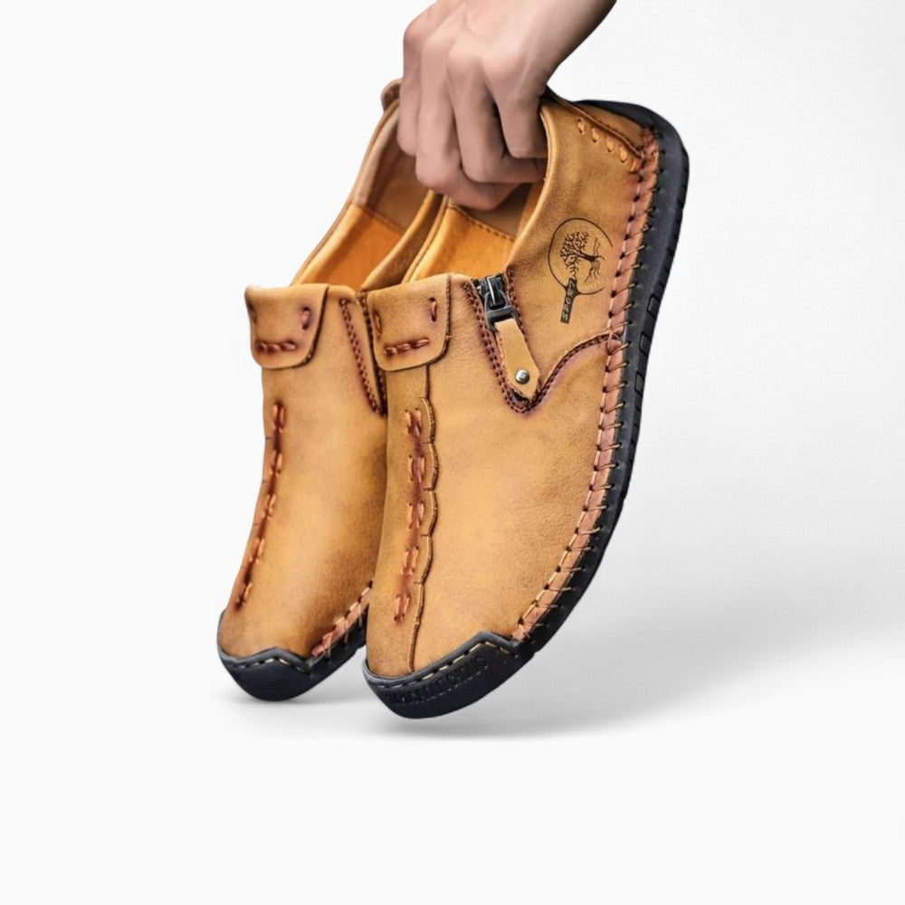 Mocassins Plats En Cuir Synthétique Pour Hommes