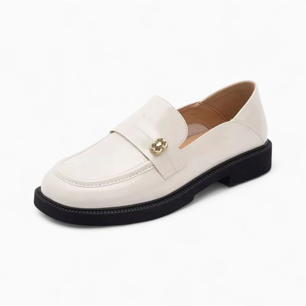 Mocassins Pour Femmes Aux Discrets Motifs Floraux