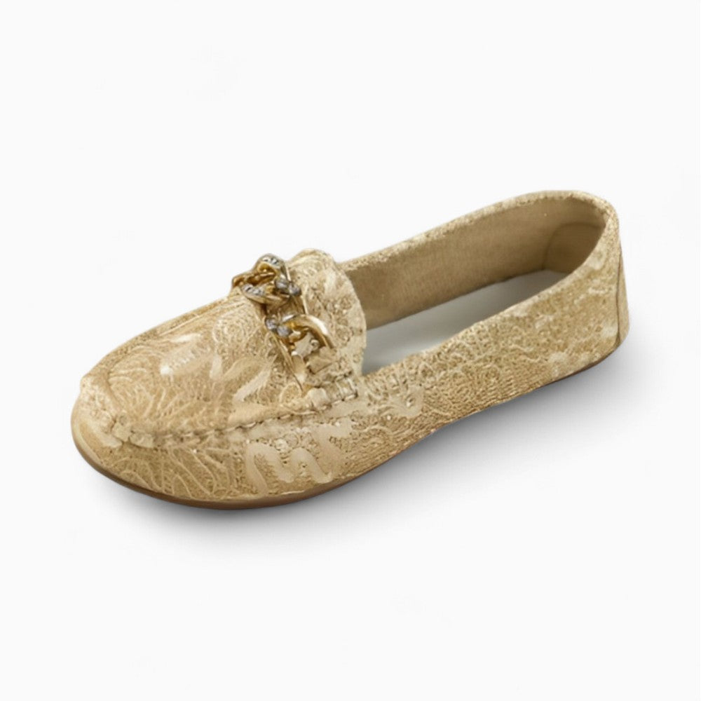 Mocassins Printemps Été Pailletés Pour Femme
