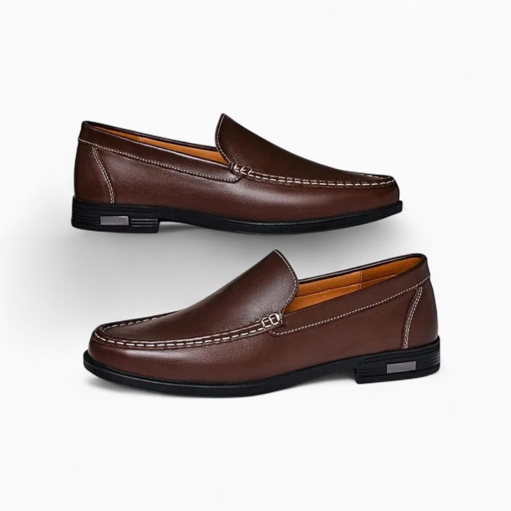 Mocassins Orthopédiques En Cuir Véritable Pour Homme