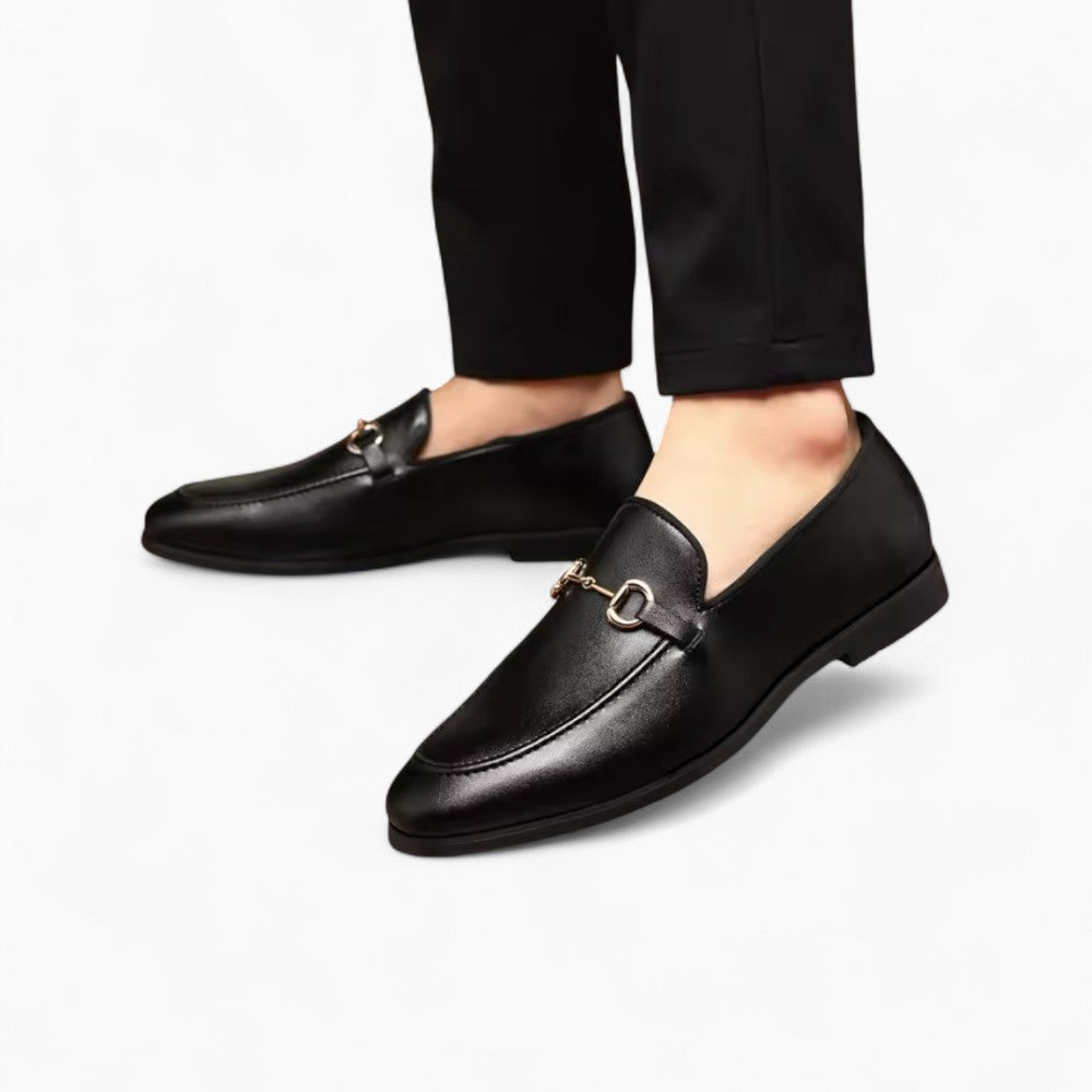 Mocassins Moderne En Cuir Véritable Pour Homme