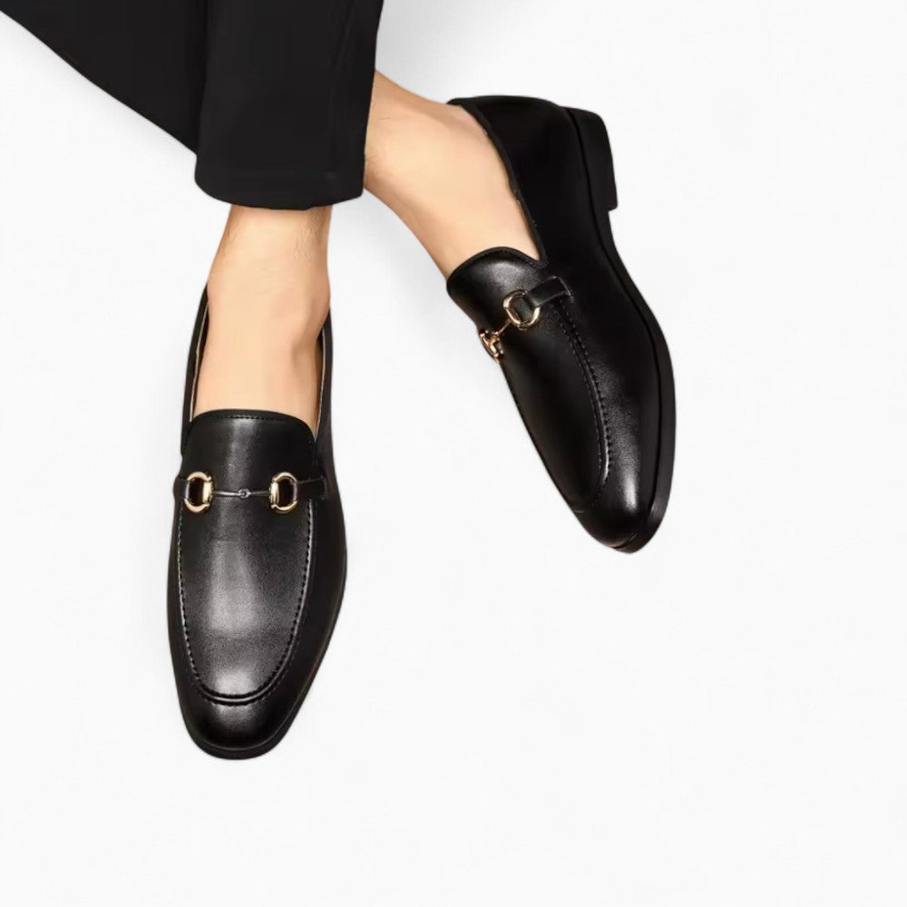 Mocassins Moderne En Cuir Véritable Pour Homme