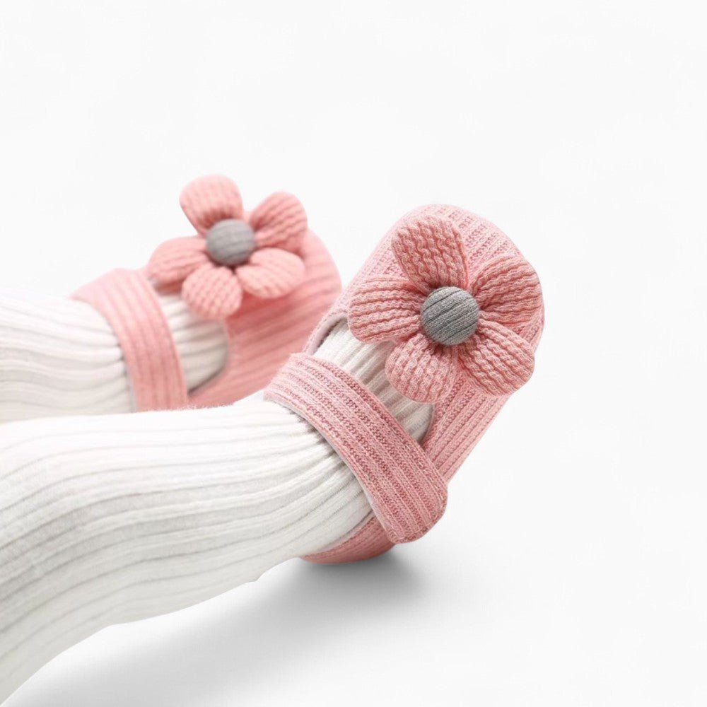 Mocassins Mignons À Fleurs Pour Bébé Fille
