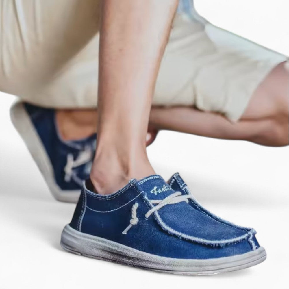 Mocassins Légers Et Décontractés Pour Homme En Tissu