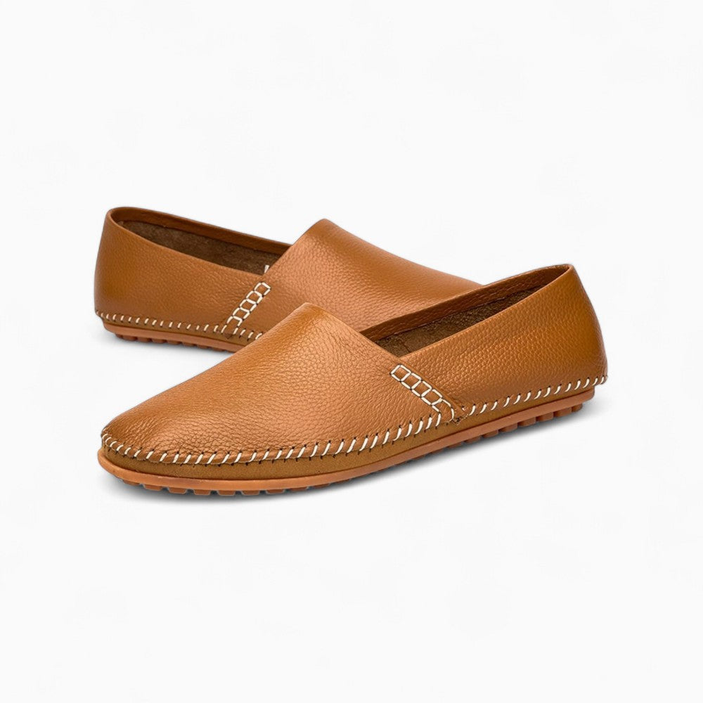 Mocassins Italiens En Cuir Véritable Pour Homme
