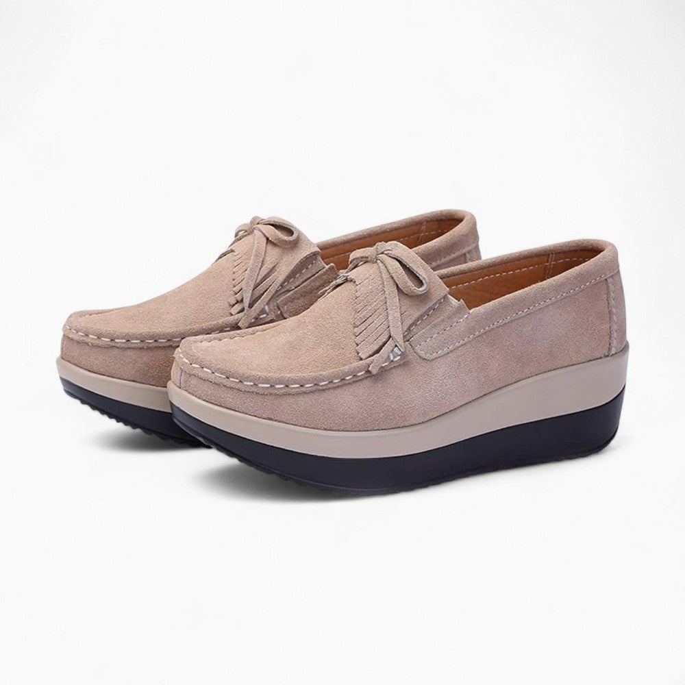 Mocassins Indiens Montants Avec Plumes Décoratives