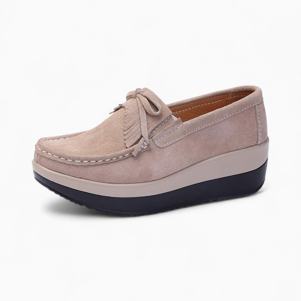 Mocassins Indiens Montants Avec Plumes Décoratives