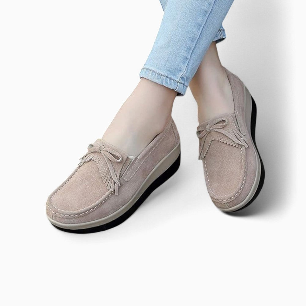 Mocassins Indiens Montants Avec Plumes Décoratives