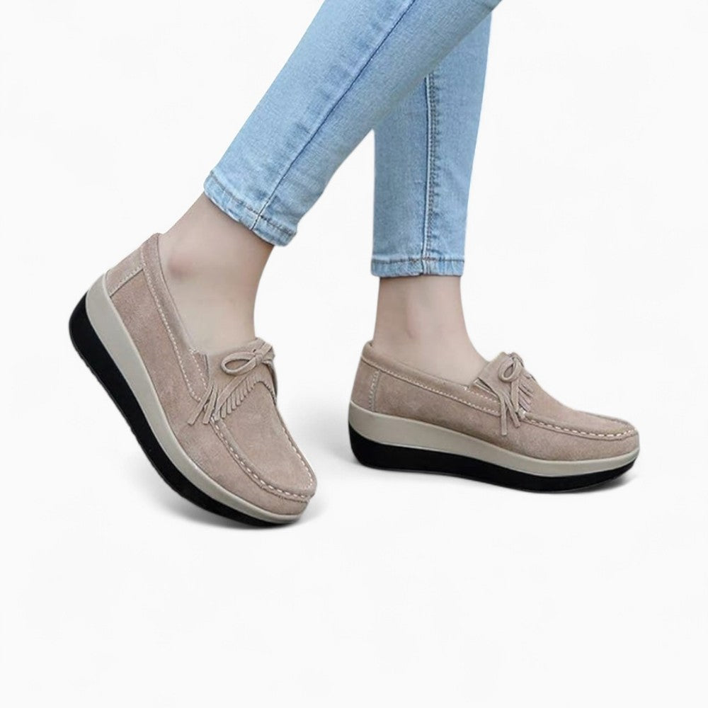 Mocassins Indiens Montants Avec Plumes Décoratives