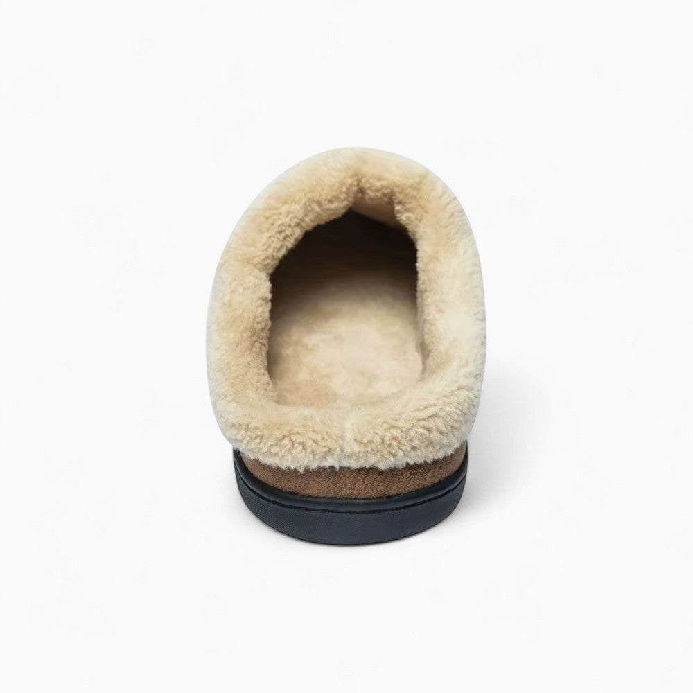 Mocassins Indiens D’hiver En Daim Fourrés