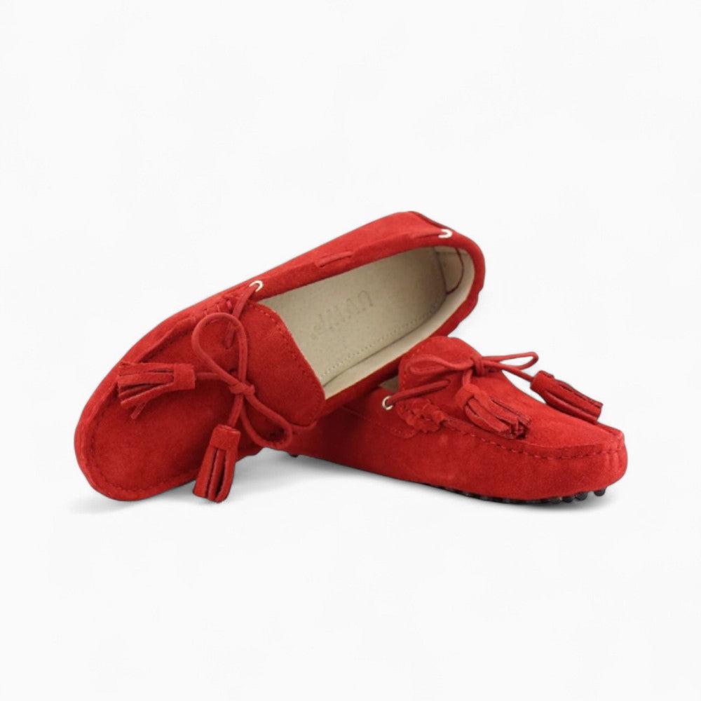 Mocassins Indiens À Franges Et Boucles