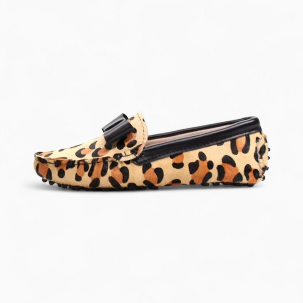 Mocassins Imprimé Léopard À Bout Pointu Pour Femme