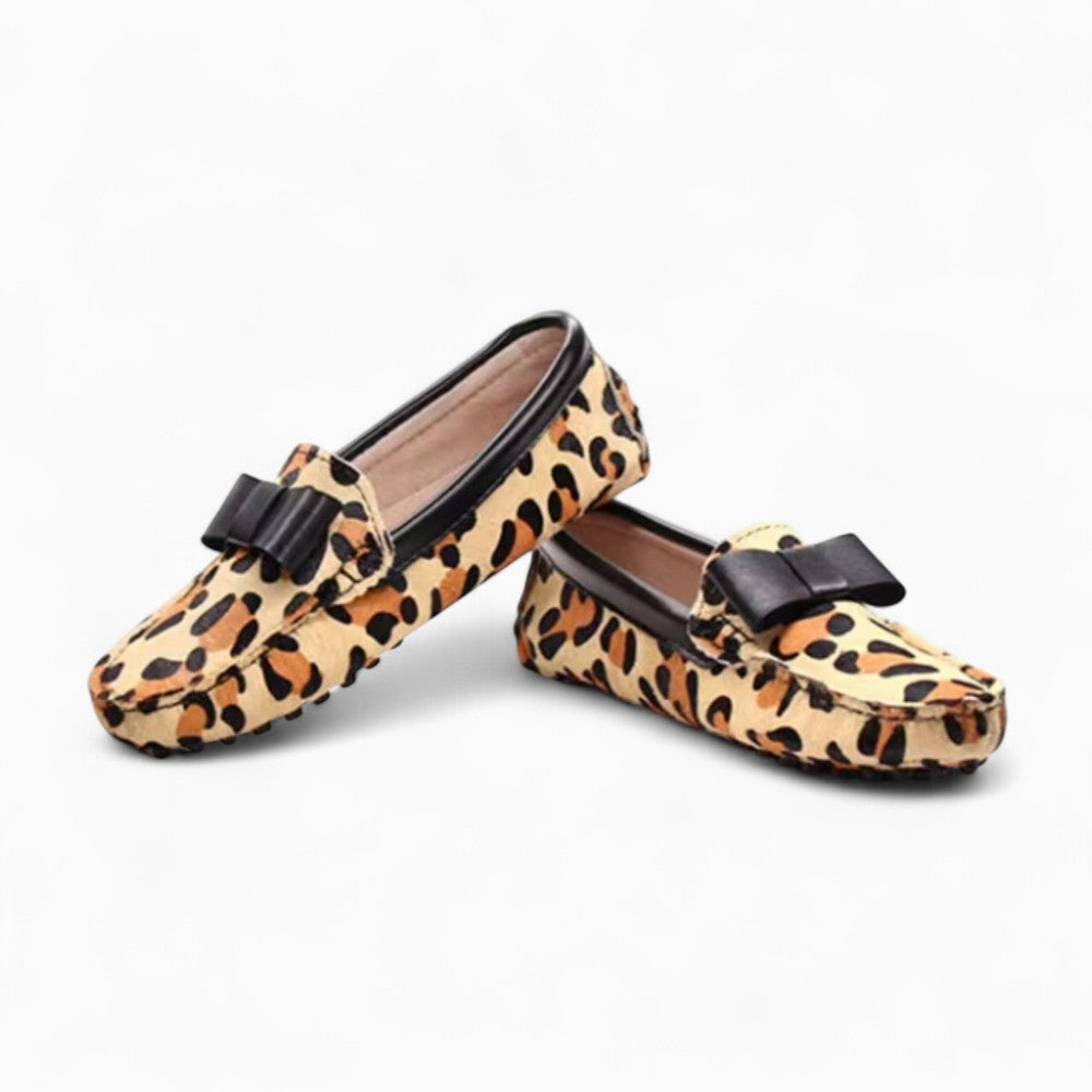 Mocassins Imprimé Léopard À Bout Pointu Pour Femme