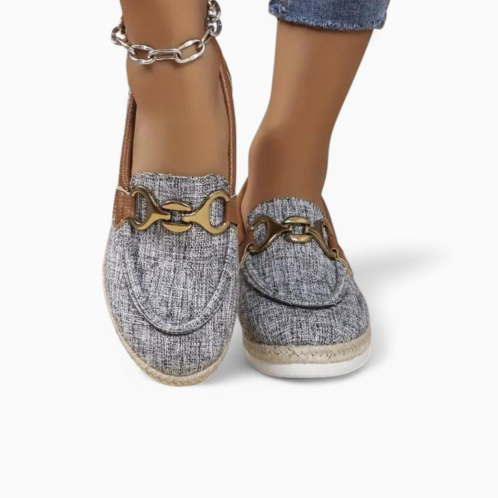 Mocassins En Jean À Plateforme Pour Femme