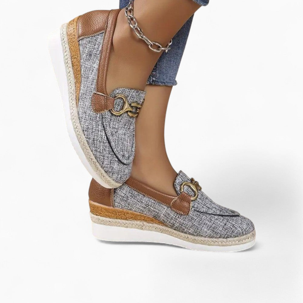 Mocassins En Jean À Plateforme Pour Femme