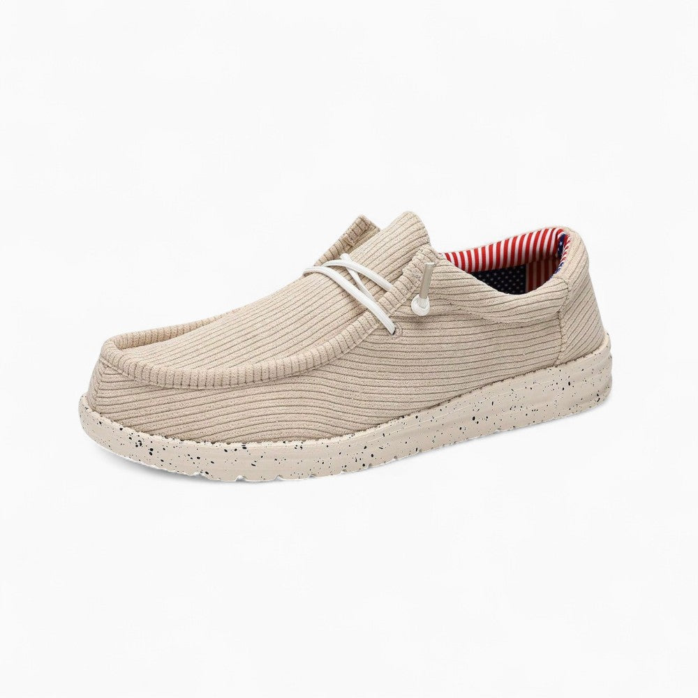 Mocassins En Velours Côtelé