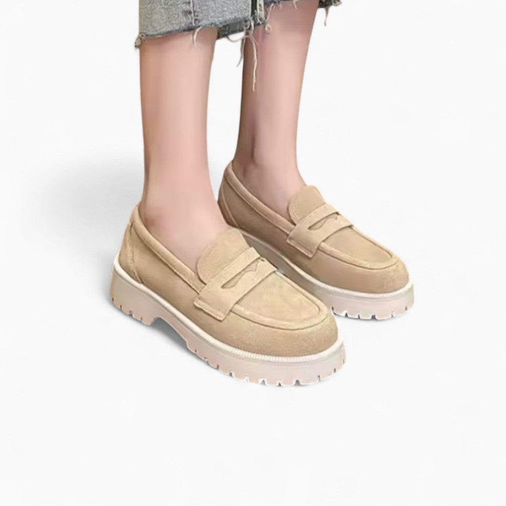 Mocassins En Velours Pour Femmes