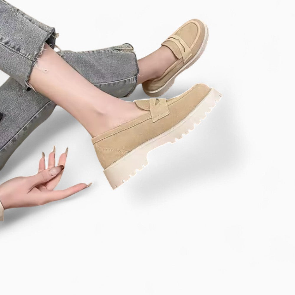 Mocassins En Velours Pour Femmes
