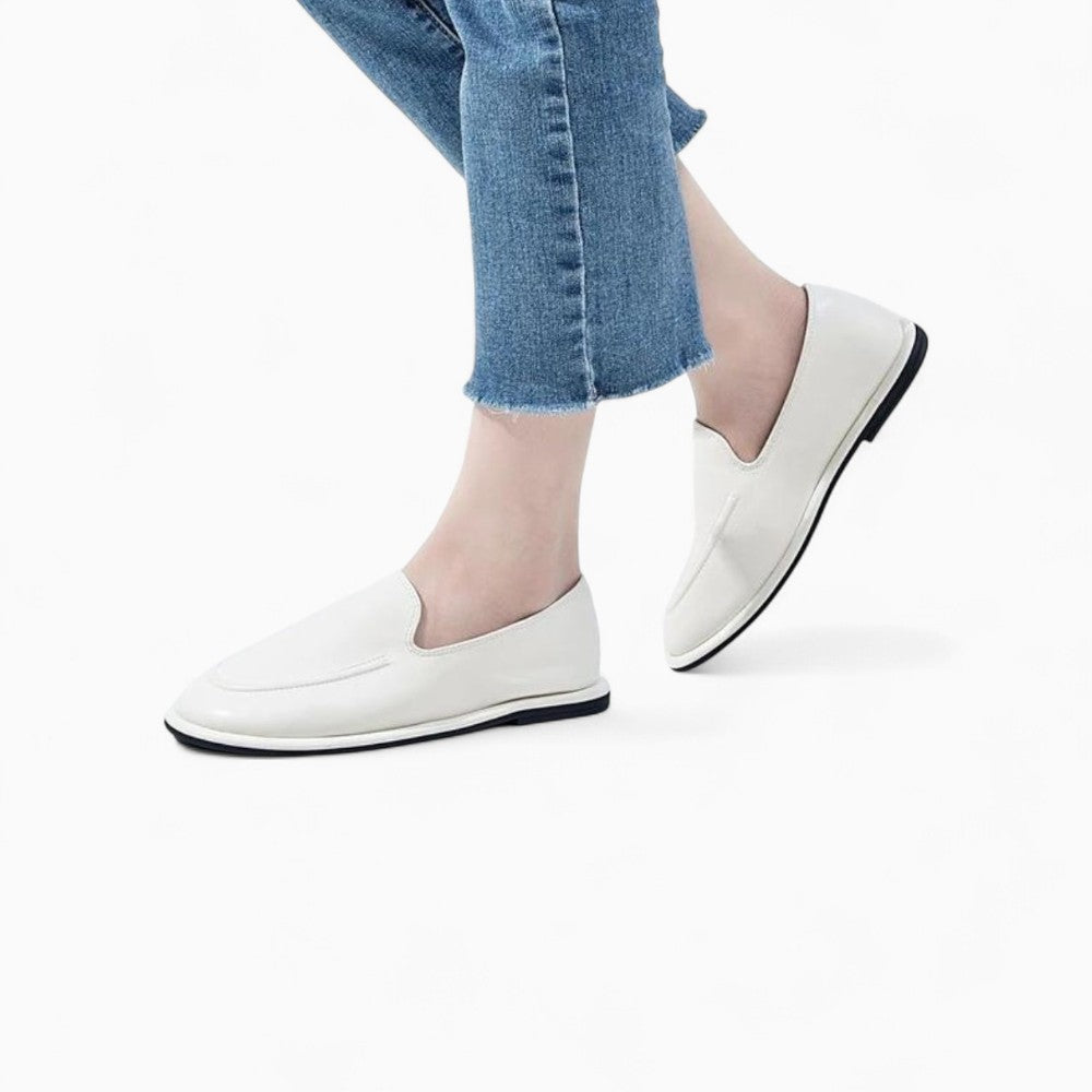 Mocassins Fins Et Légers En Cuir Véritable