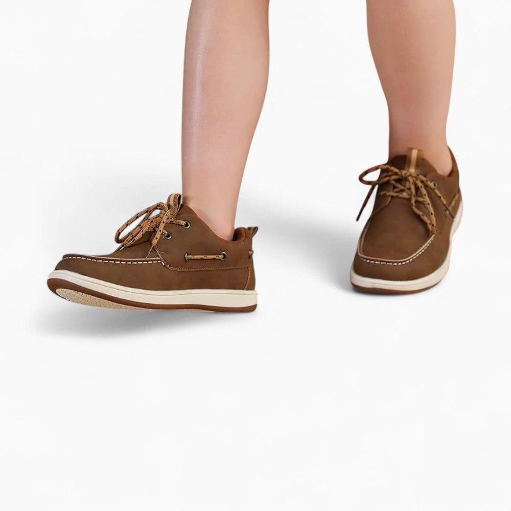Mocassins Habillés À Lacets Élastiques Pour Garçons