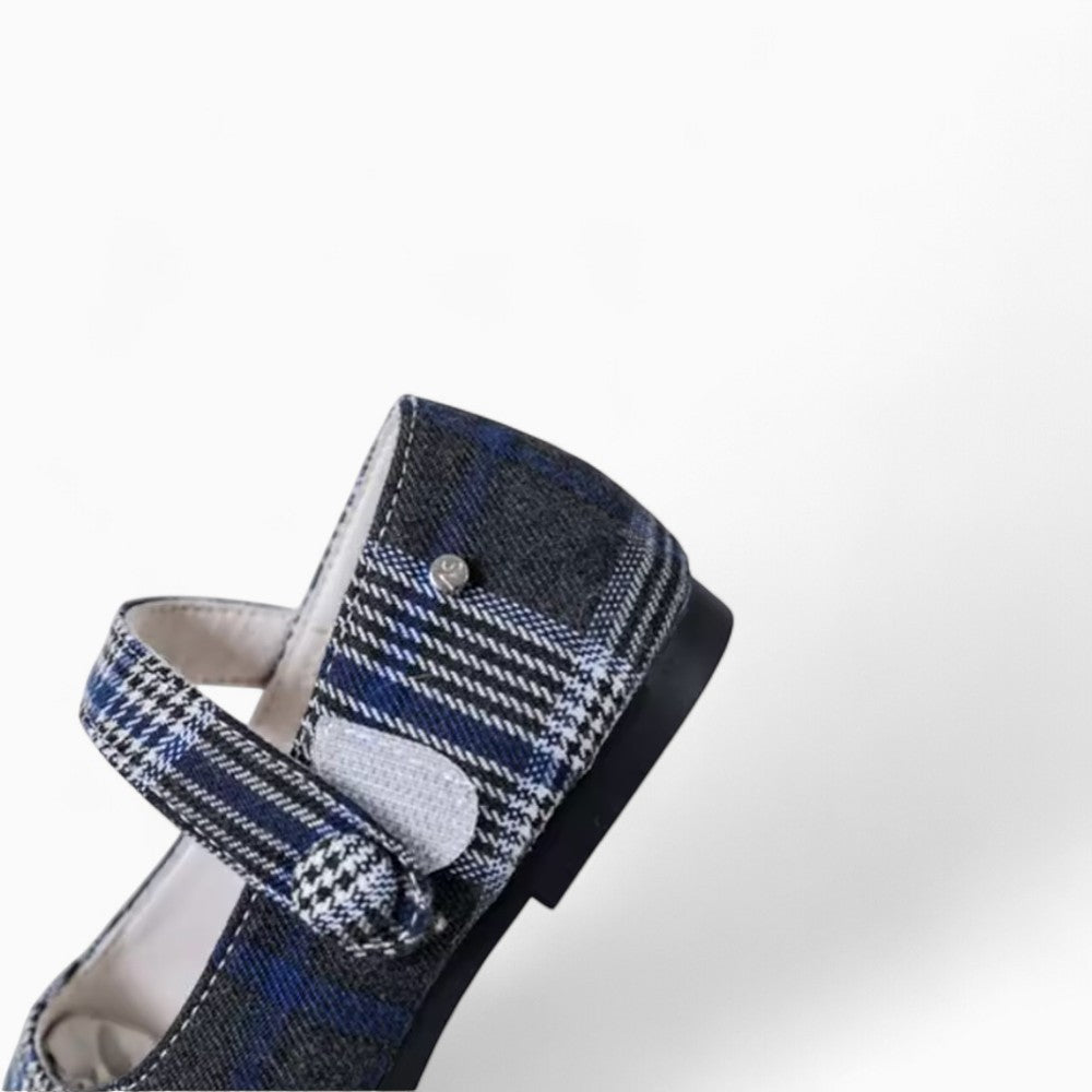 Mocassins Habillés Souples À Carreaux Bébé